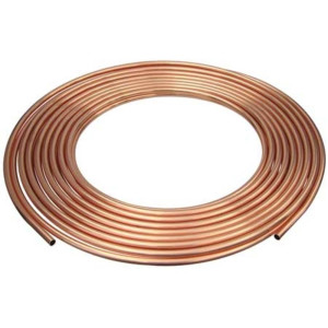 IUSA 1/4inX100ft Copper Tube Coil, Flexible, 1/4 in x 100 ft ACR Type IUSA 1/4inX100ft Copper Tube Coil, Flexible, 1/4 in x 100 ft ACR Type